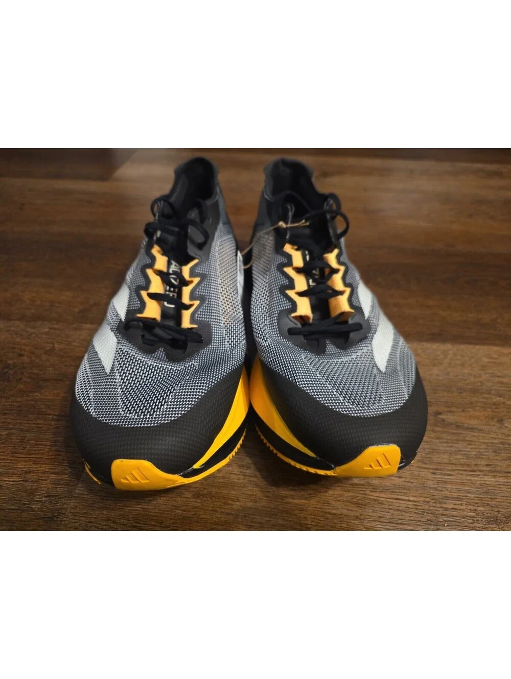 Size 9.5 Adidas Adizero Boston 12 2024 Athlete Pack Core Black Spark Men IF9212